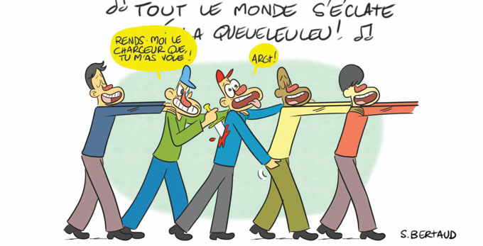 La soirée se termine à coups de couteau